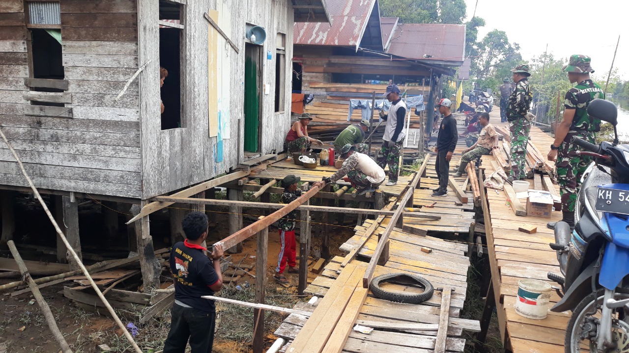Satgas TMMD Garap Sasaran Tambahan Bedah Rumah RTLH 